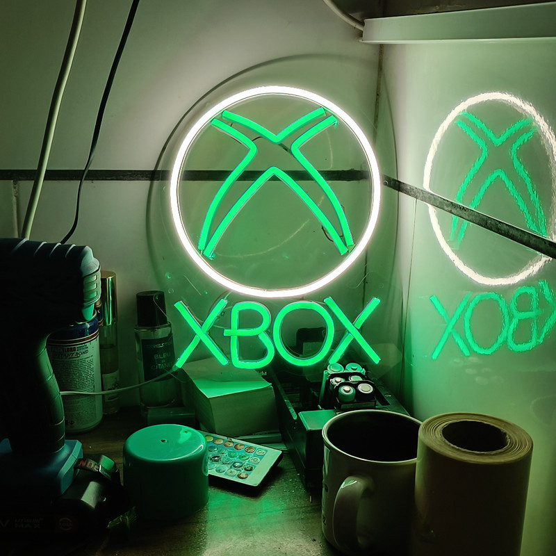 چراغ نئونی طرح XBOX کد XO2026