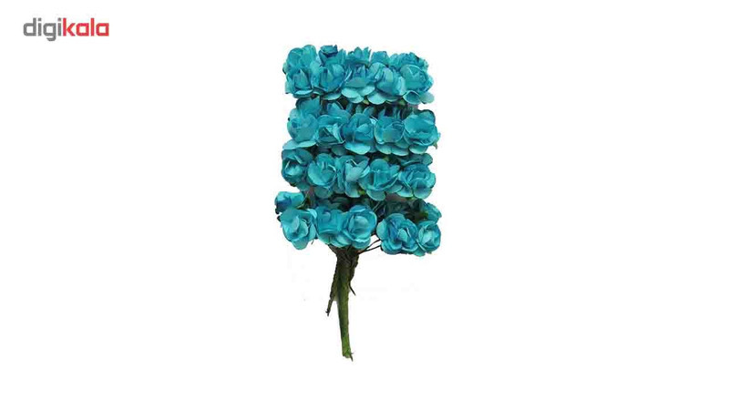 گل کاغذی پرنیان هفت رنگ مدلFlower بسته 40 عددی