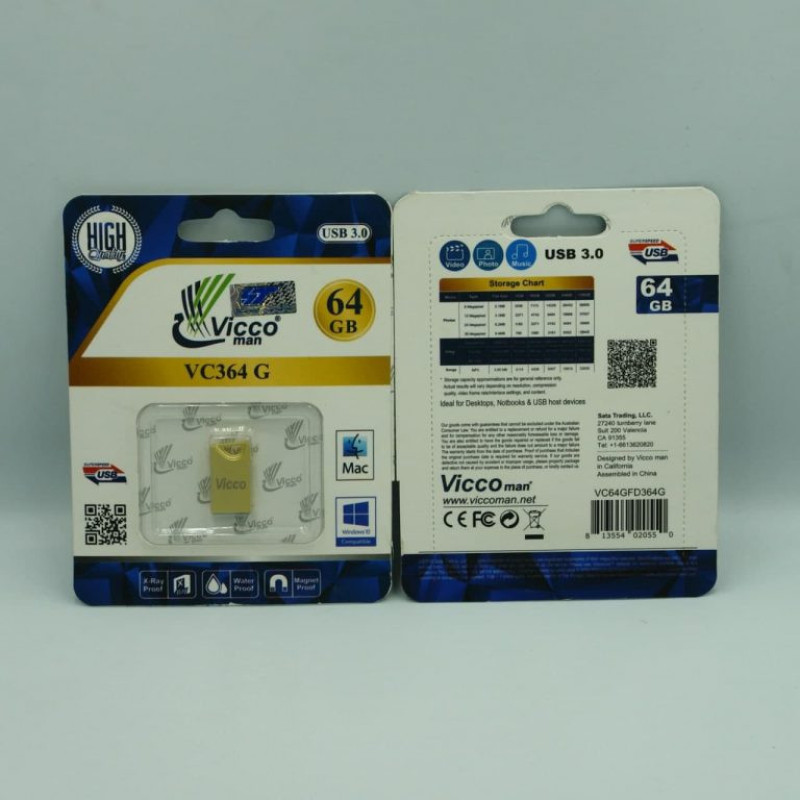 فلش مموری ویکومن مدل VC364G ظرفیت 64 گیگابایت