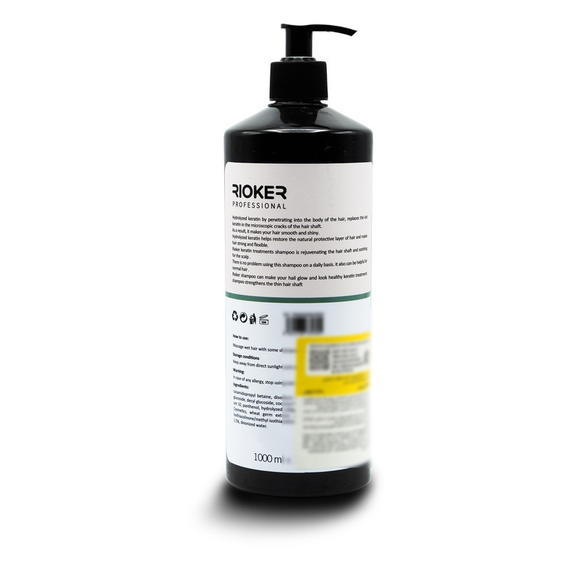 ماسک مو تثبیت کننده ریوکر مدل کرافیکس مناسب برای موهای رنگ شده و کراتین شده حجم 1000 میلی لیتر