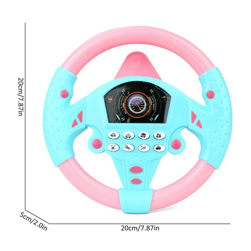 اسباب بازی ناب سل مدل فرمان ماشین داشبوردی موزیکال Musical steering wheel