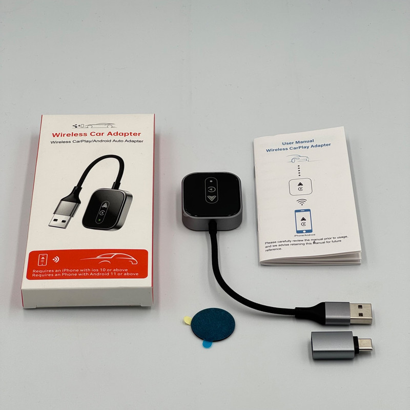 کارپلی و اندروید اتو مدل CarplayAndroid Auto به همراه مبدل USB به Type-C