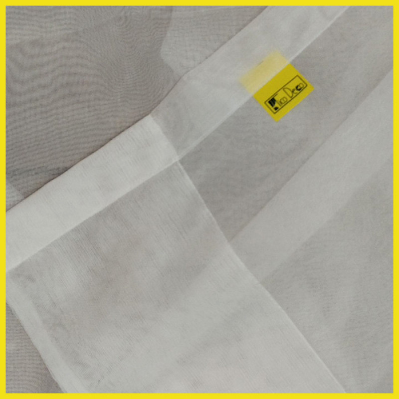 پرده تیکو دکو مدل کتان تور دوخت ساده سایز 280x300 سانتی‌متر