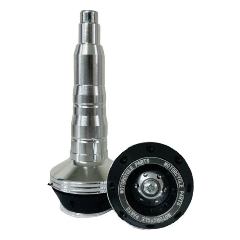 پروتکشن بدنه موتور سیکلت وارون مدل گوشکوبی CNC کد B-42-SLVR بسته 2 عددی