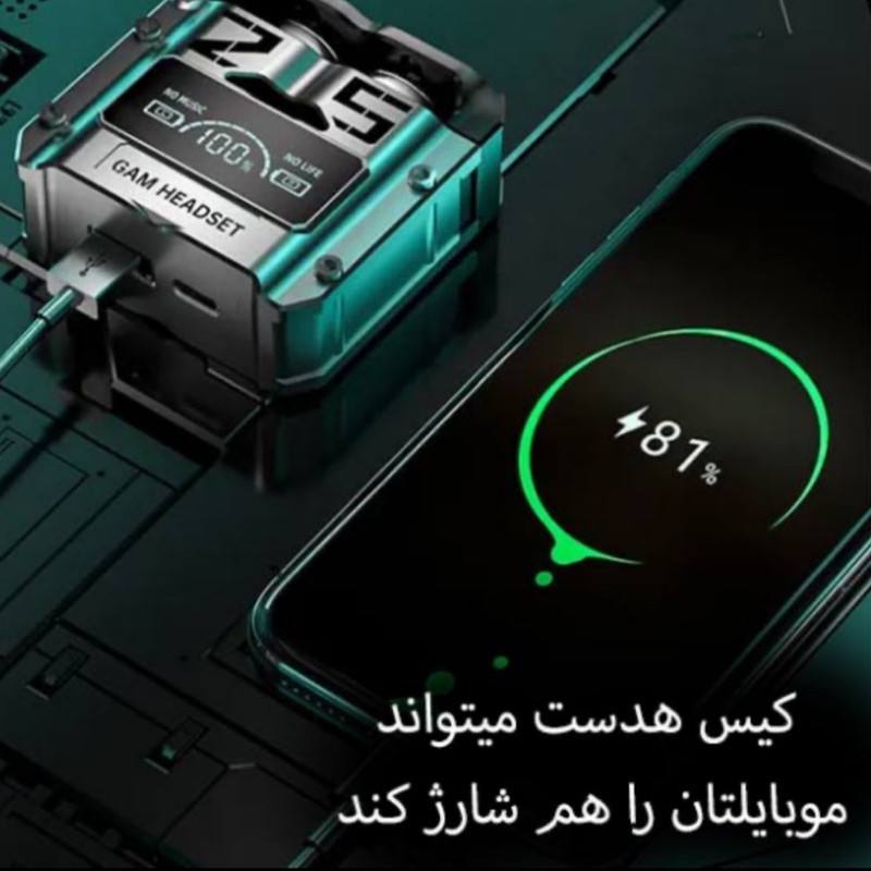 هدفون بلوتوثی مدل m25
