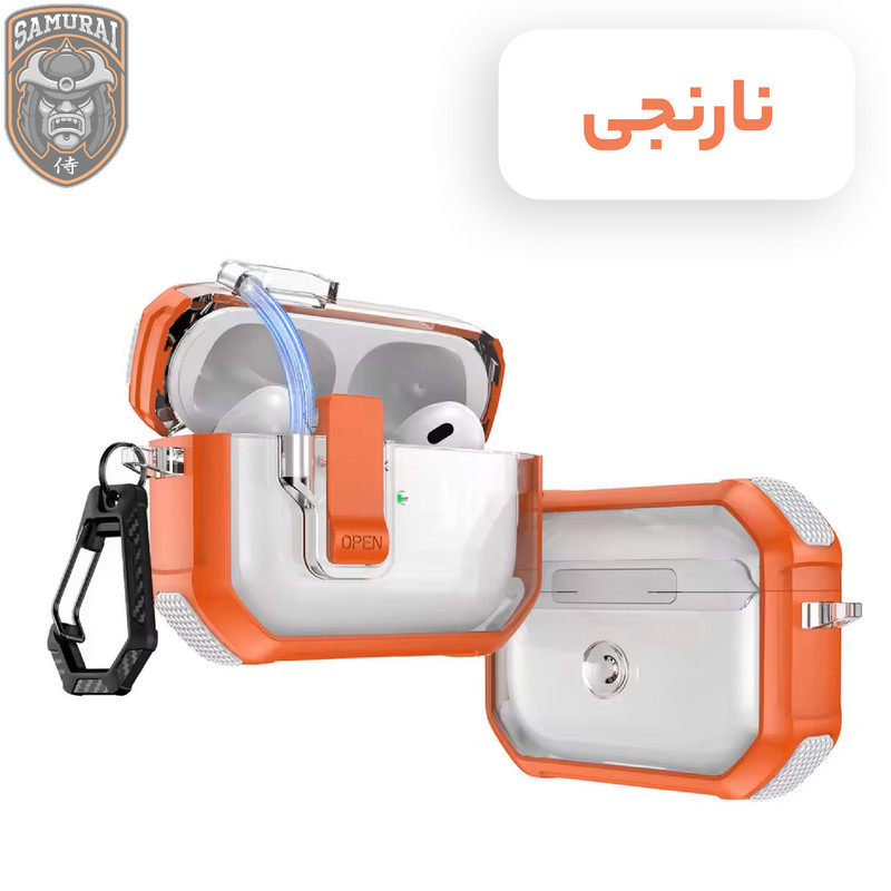 کاور سامورایی مدل Quad-39 مناسب برای کیس اپل Airpods 4