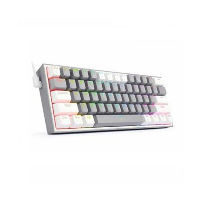 کیبورد مخصوص بازی ردراگون مدل FIZZ K617-GREYWHITE