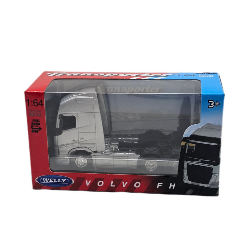 ماشین بازی ناب سل مدل اسب تریلی کشنده ولوو  ولی عقب کش کد  VOLVO FH NAAB003
