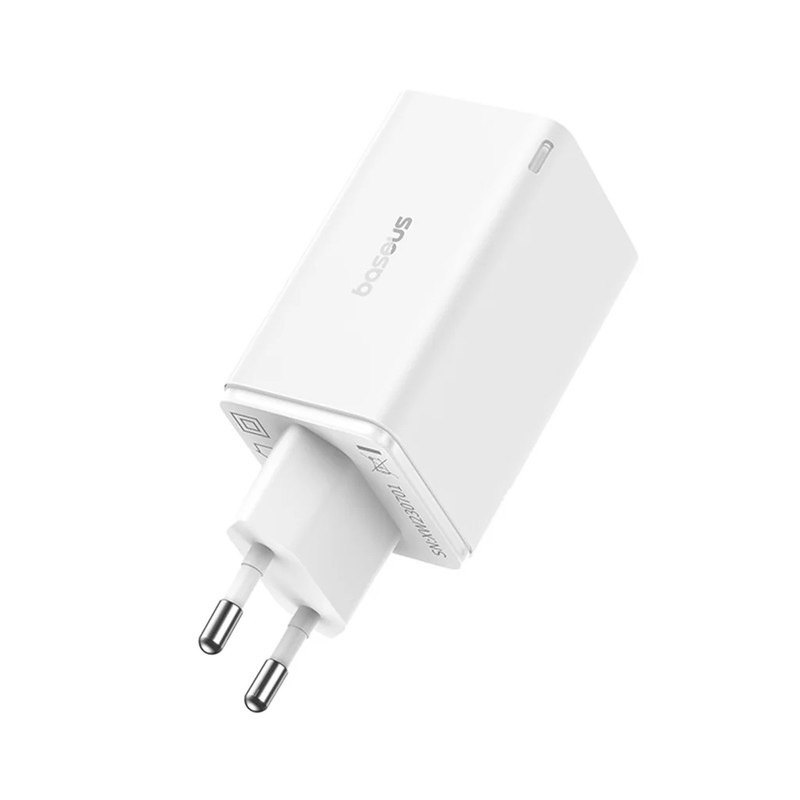 شارژر دیواری 65 وات بیسوس مدل GAN6 PRO 65W به همراه کابل USB-C