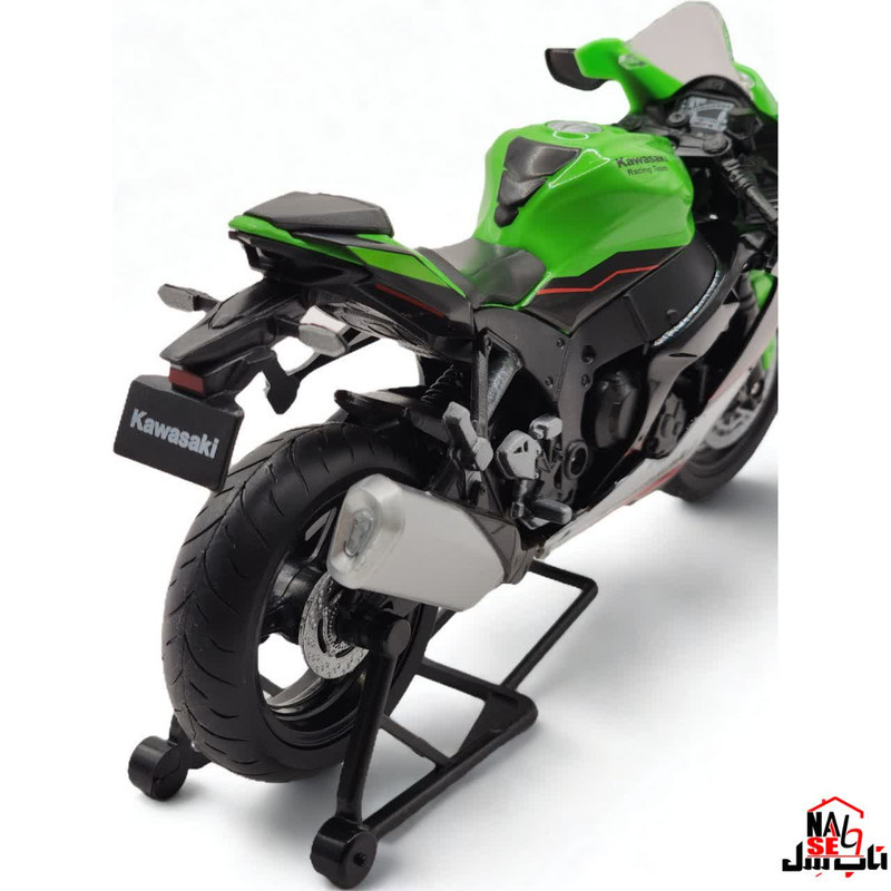 موتور بازی ولی مدل فنردار فرمان متحرک Kawasaki Ninja ZX10R به همراه جاسوئیچی