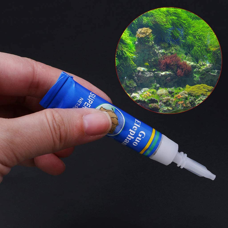 چسب پلنت آکواریوم مدل  SUPER GLUE وزن 4 گرم بسته 5 عددی