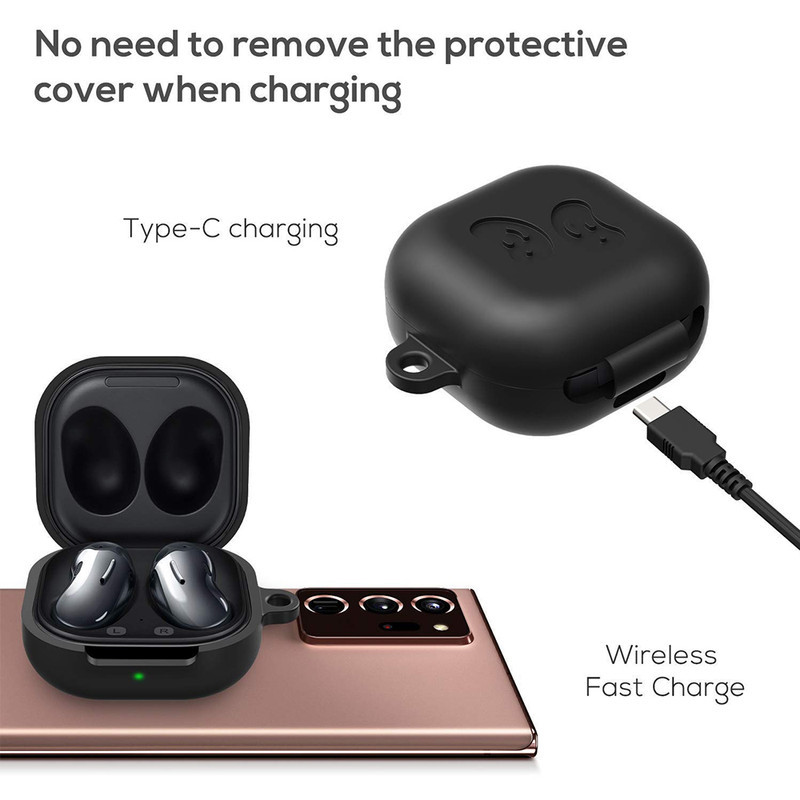 کاور والکری مدل Siliconie مناسب برای هدفون سامسونگ Galaxy Buds Live  Buds Pro  Buds 2  Buds 2 Pro  Buds FE