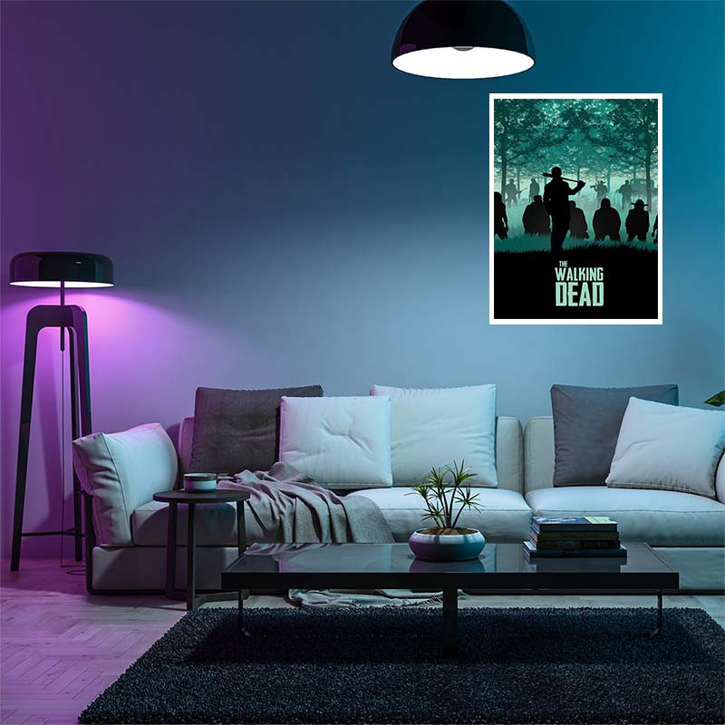 پوستر کارنيکا طرح مردگان متحرک The Walking Dead کد 62264 مجموعه 8 عددی