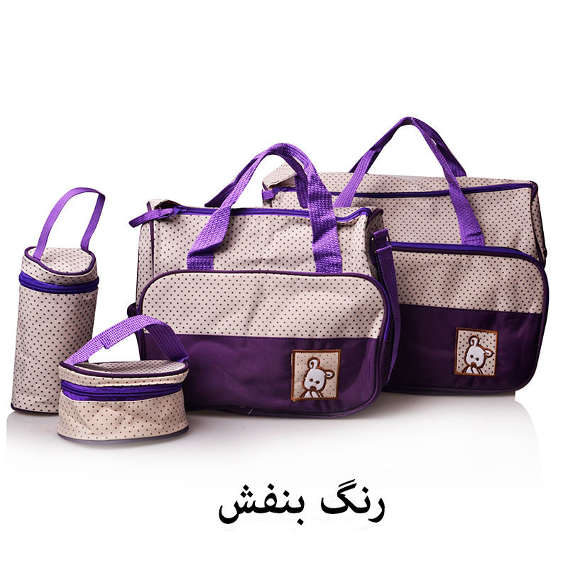 ساک لوازم کودک و نوزاد مدل SF-00125 بسته 4 عددی