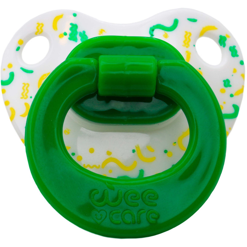 پستانک ارتودنسی وی کر مدل دسته دار مات چاپدار joyful  کد P123