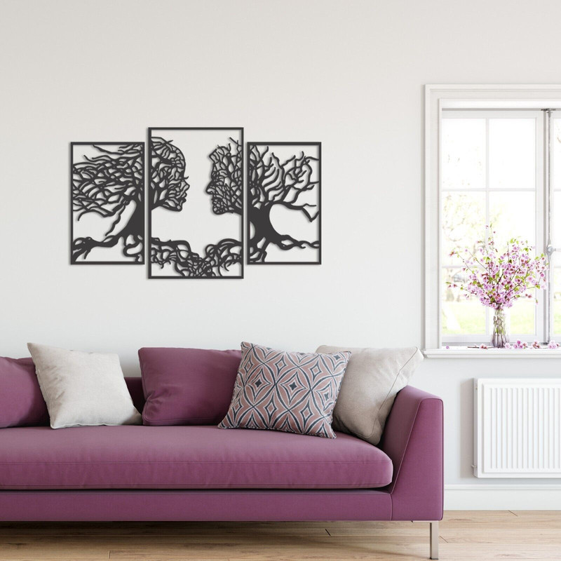 دیوارکوب مدل چوبی کد T36-1 مجموعه سه عددی