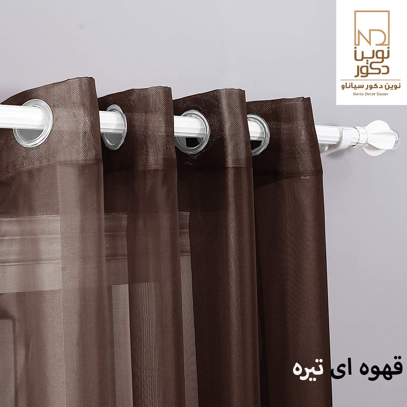 پرده نوین دکور سیاناو مدل ND3100 سایز 180 × 140 سانتی متر