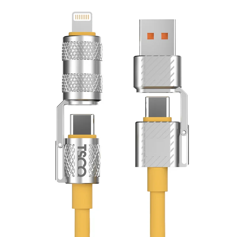 کابل تبدیل USBUSB-C به لایتنینگUSB-C تسکو مدل GCA 240W طول 1.2 متر