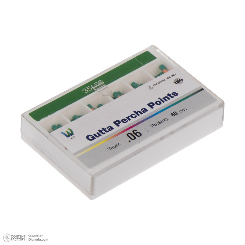 گوتا دندانپزشکی دبلیو تری مدل 35 بسته 60 عددی