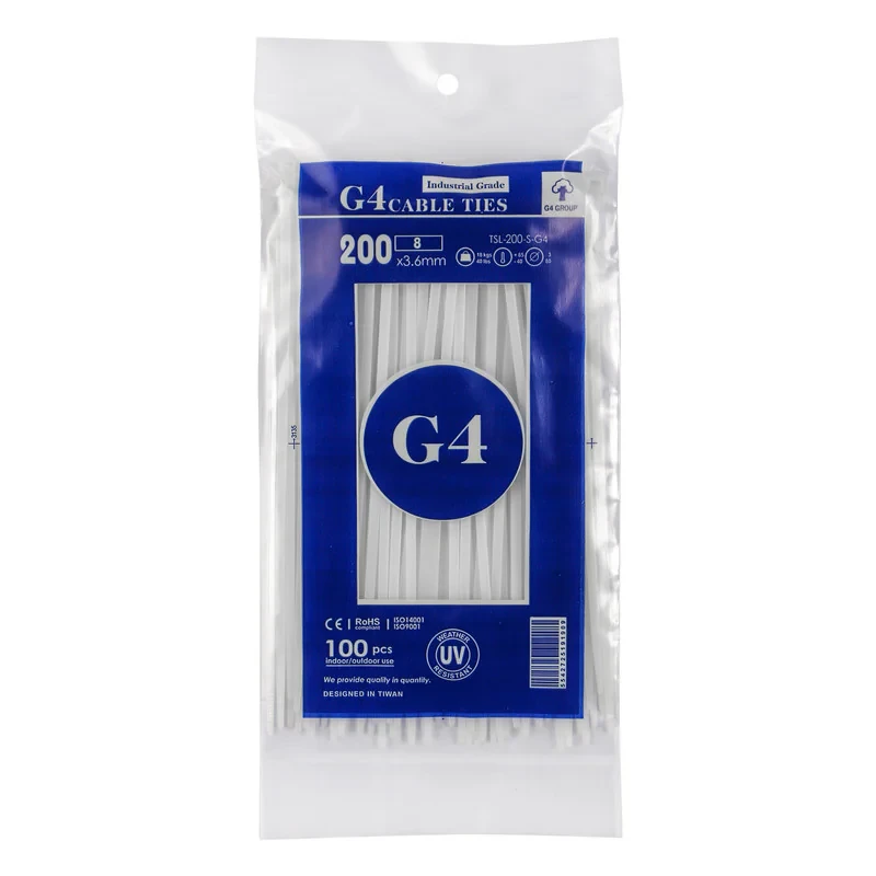 بست کمربندی جی فور مدل G4-200x3.6 بسته 100 عددی