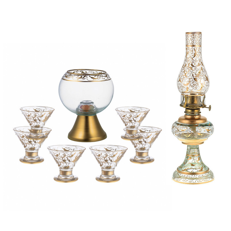 مجموعه ظروف هفت سین 8 پارچه مدل WASK5000