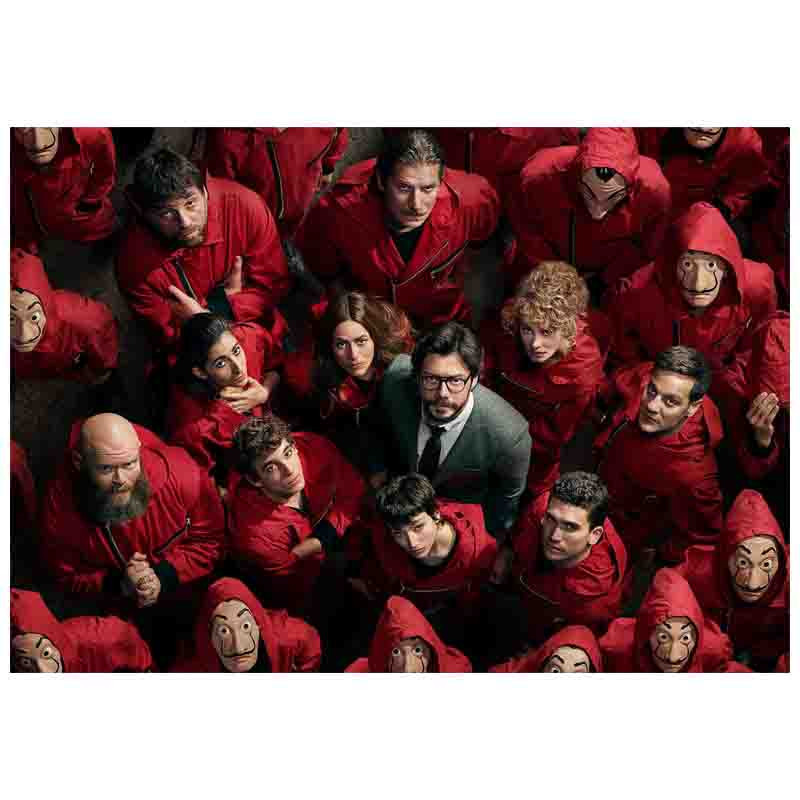 تابلو شاسی طرح سینما مدل Money Heist کد A82
