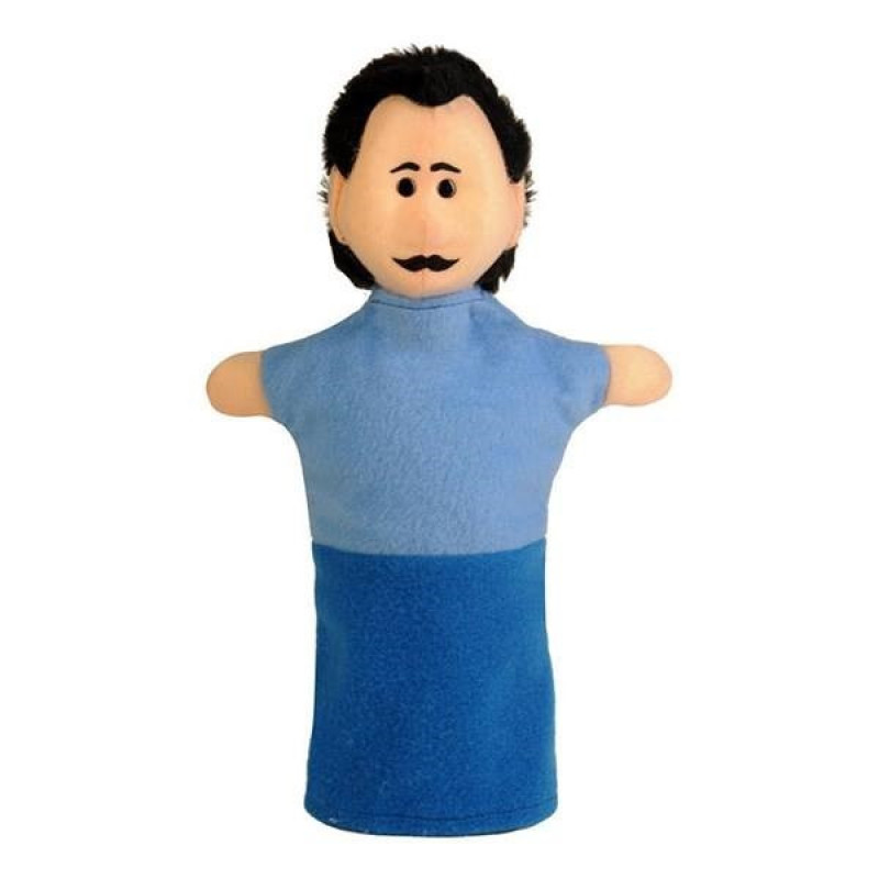 عروسک نمایشی مدل پدربزرگ و پدر کلبه مجموعه 2 عددی