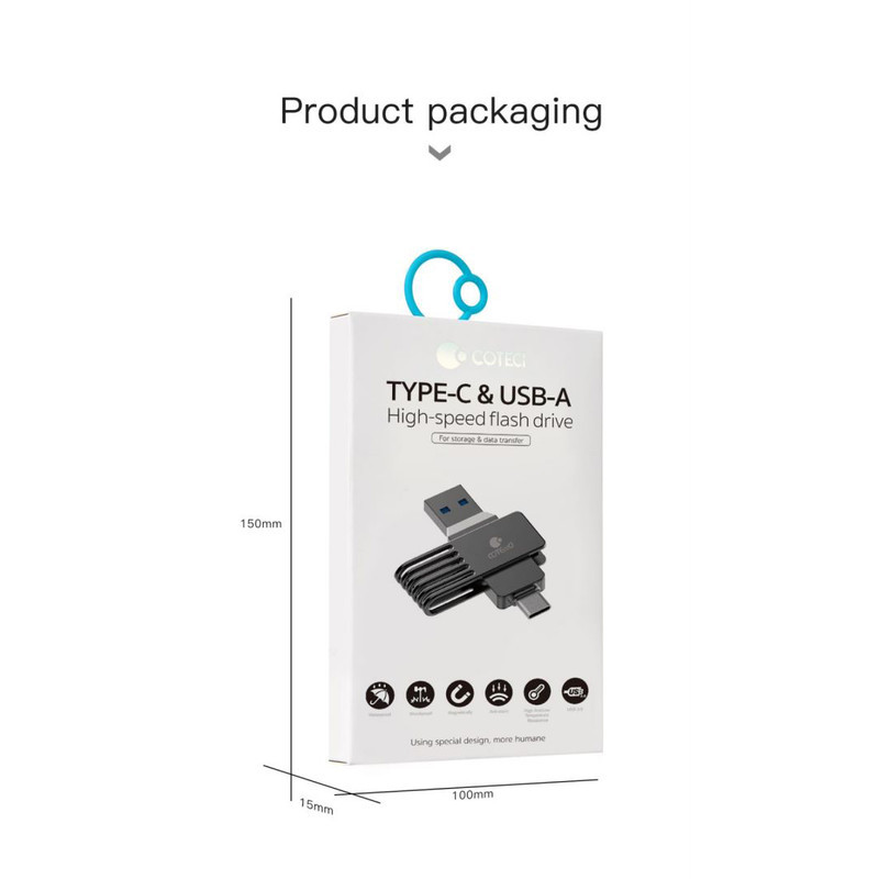 فلش مموری کوتتسی مدل CS8833 ظرفیت 128 گیگابایت