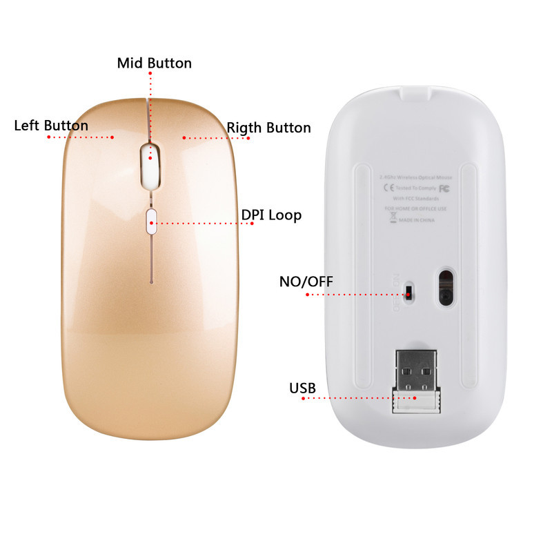 ماوس بی سیم مدل Ultra Slim silent click