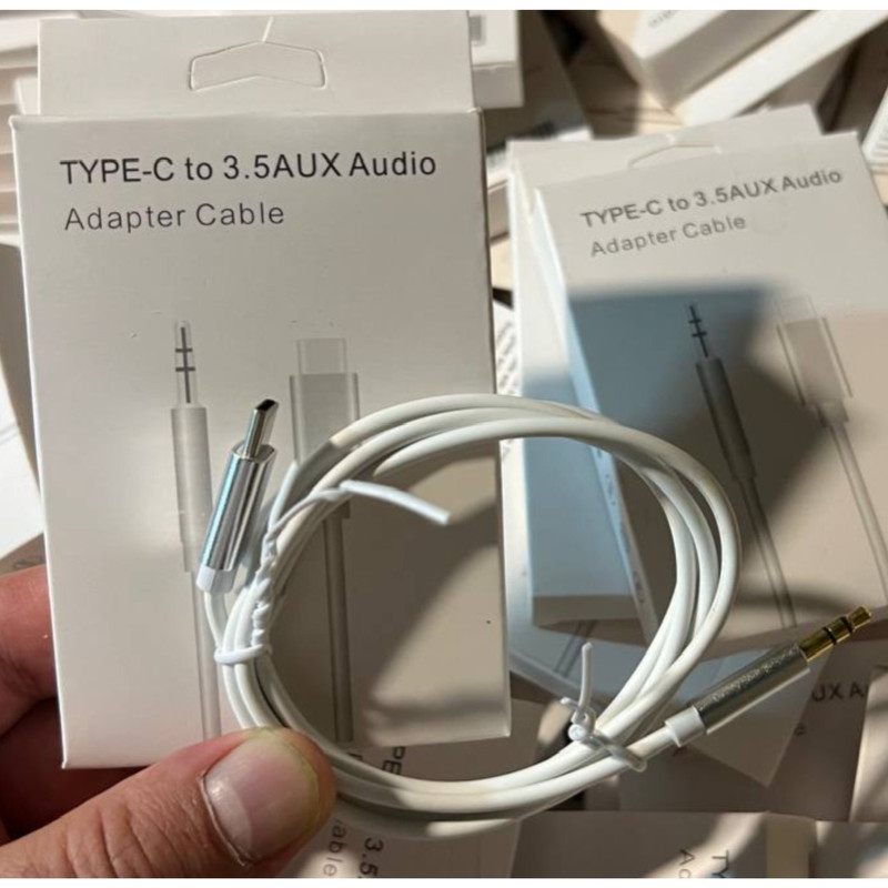 کابل تبدیل USB-C به AUX مدل A1 طول 1 متر