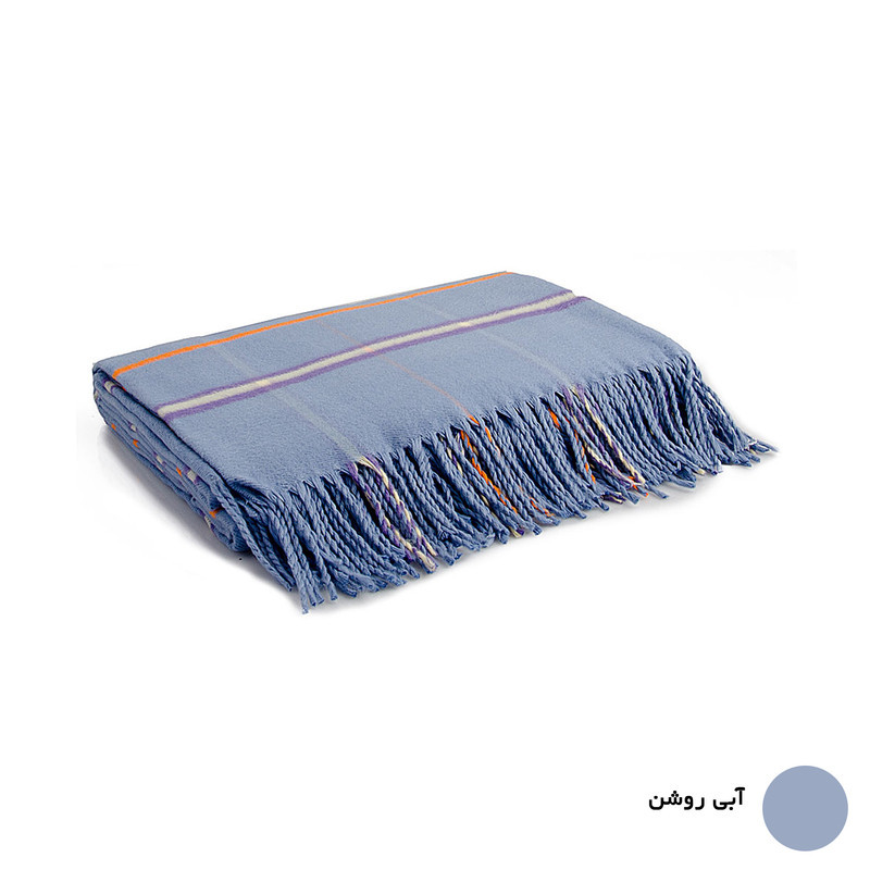 پتو مسافرتی 1 نفره سیمین پتو مدل هلیا سایز 220x150x0.2 سانتی‌متر