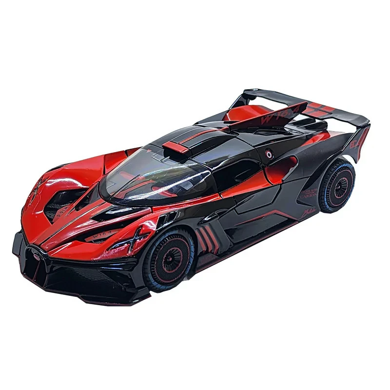 ماکت ماشین ناب سل مدل بوگاتی بولاید شارژی دودزا فلزی چراغدار موزیکال کد Bugatti Bolide Rechargeable Smoke Generator Metal Musical Light