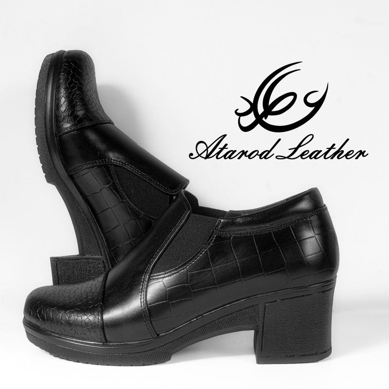 کفش زنانه چرم عطارد مدل چرم طبیعی کد SH104
