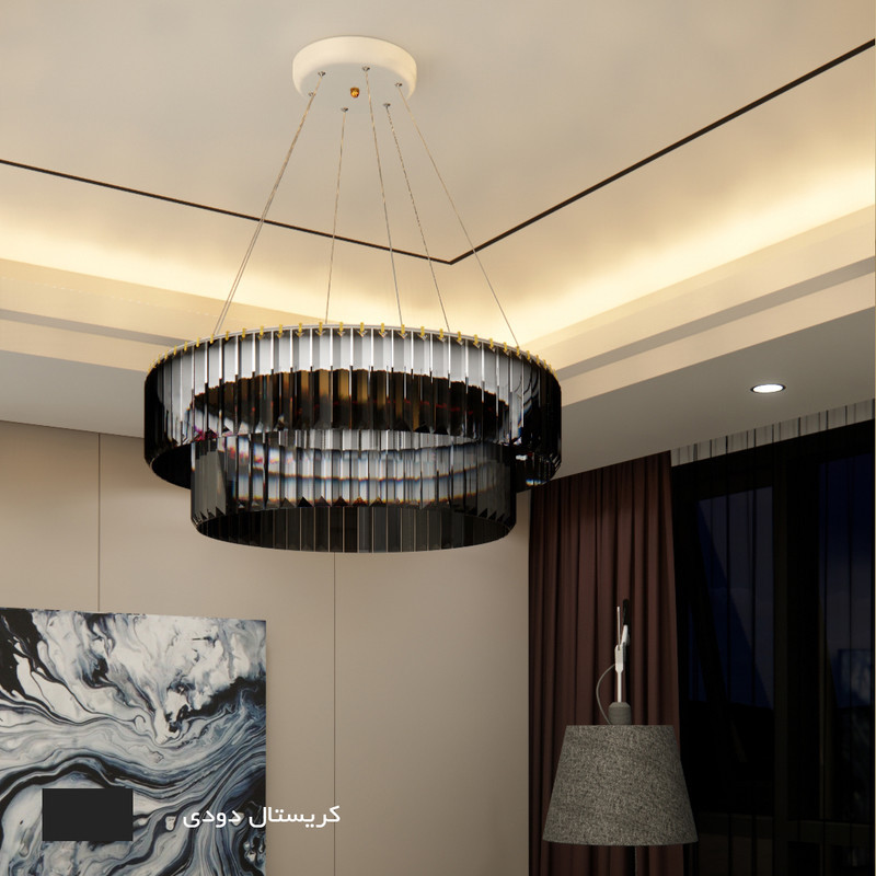 لوستر نورکیا مدل تک حلقه کاردی کد 1R-40K