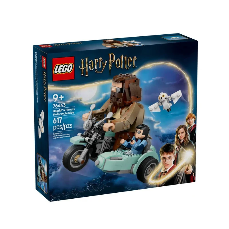 لگو 617 تکه سری هری پاتر مدل Hagrid &amp; Harry s Motorcycle Ride کد 76443