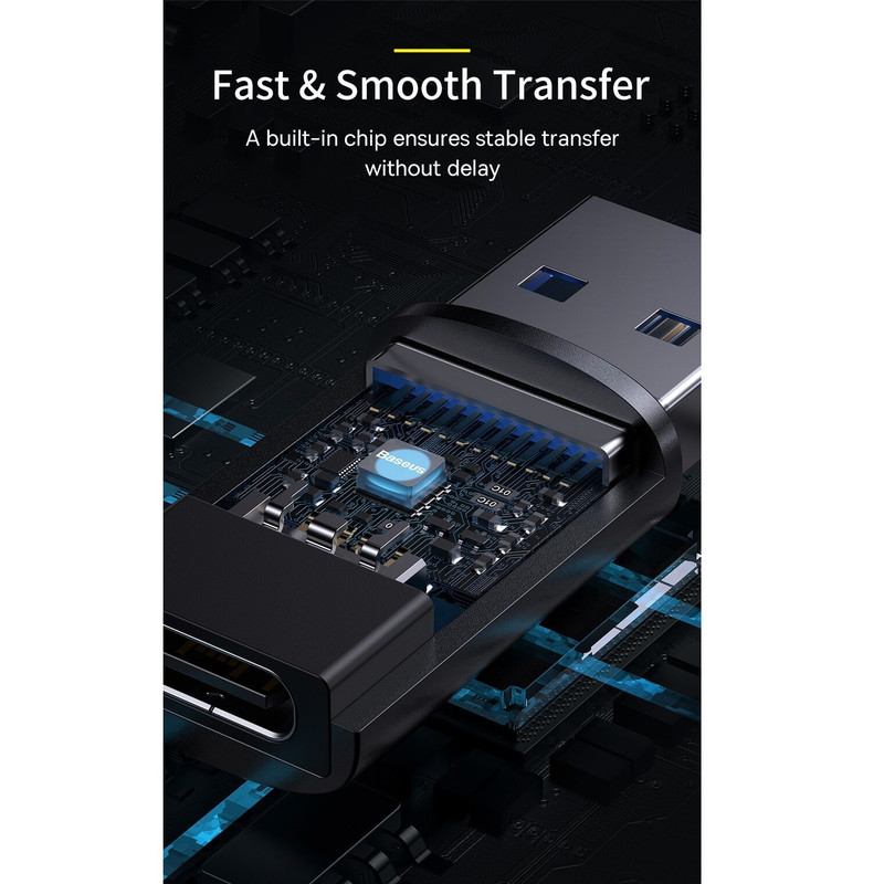 مبدل USB 3.1 به USB-C باسئوس مدل ZJJQ0001