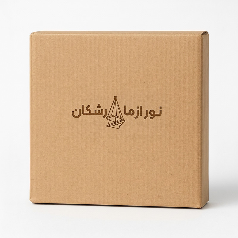 لوستر 1 شعله نور از ما رشکان مدل TUDELI.RECTANGLE