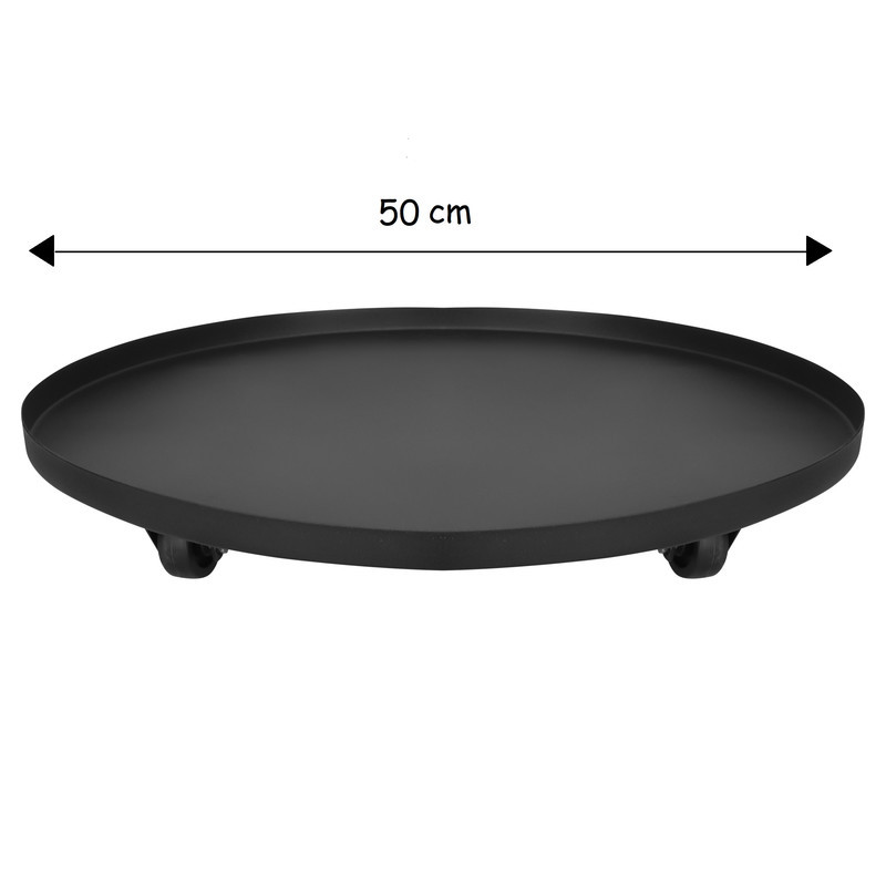 زیرگلدانی مدل چرخ دار کد 50cm