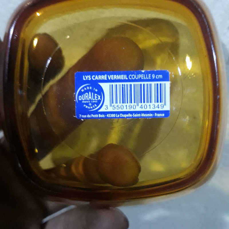پیاله دورالکس مدل 4 گوش بسته 6 عددی