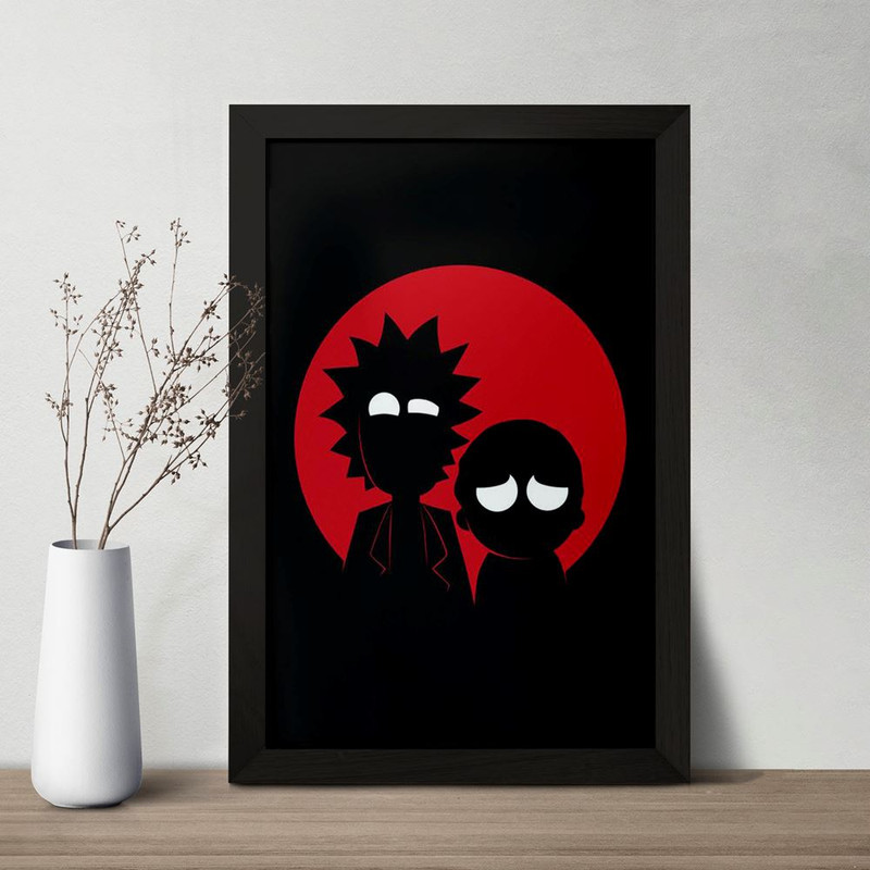 تابلو خندالو مدل ریک و مورتی Rick and Morty  کد 3210