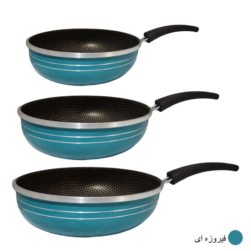 سرویس 6 پارچه تابه طرح کندو
