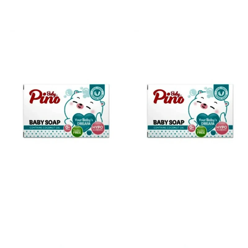 صابون کودک پینو بیبی مدل Ha حجم 100 گرم بسته 2 عددی