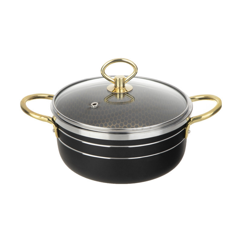 سرویس پخت و پز 14 پارچه هلنا طرح چدن مدل لانه زنبوری