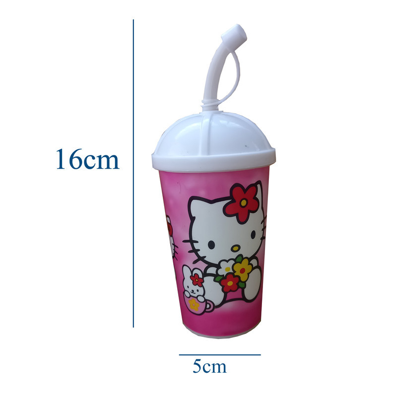لیوان کودک مدل نی دار طرح کیتی کد P-2