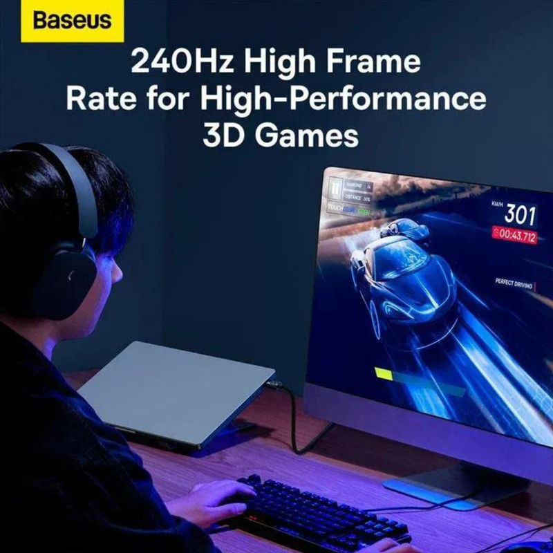 کابل DisplayPort بیسوس مدل BS-OH143 طول 2 متر