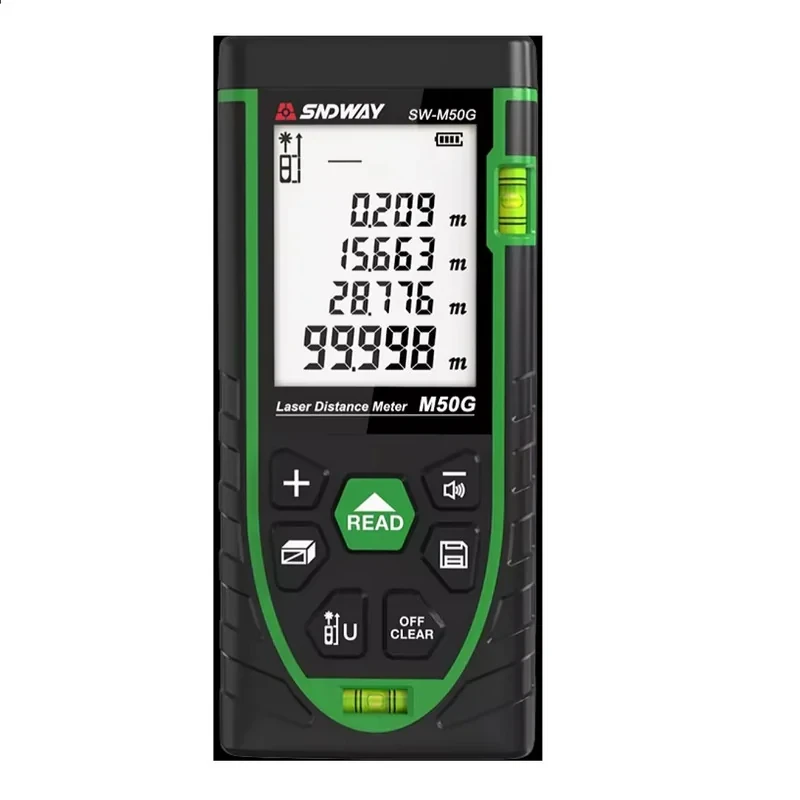 متر لیزری سندوی مدل SW-M50G برد 50 متر