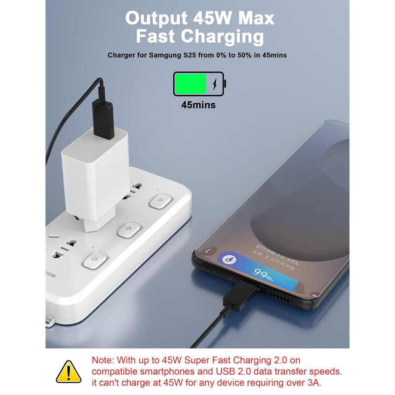 کابل USB-C هزول مدل 45W5A طول 1 متر