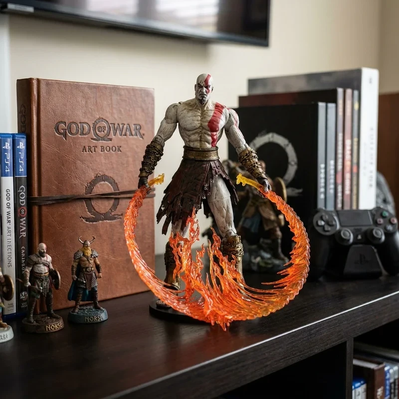 اکشن فیگور نکا سری God of War مدل Kratos Flaming Blades
