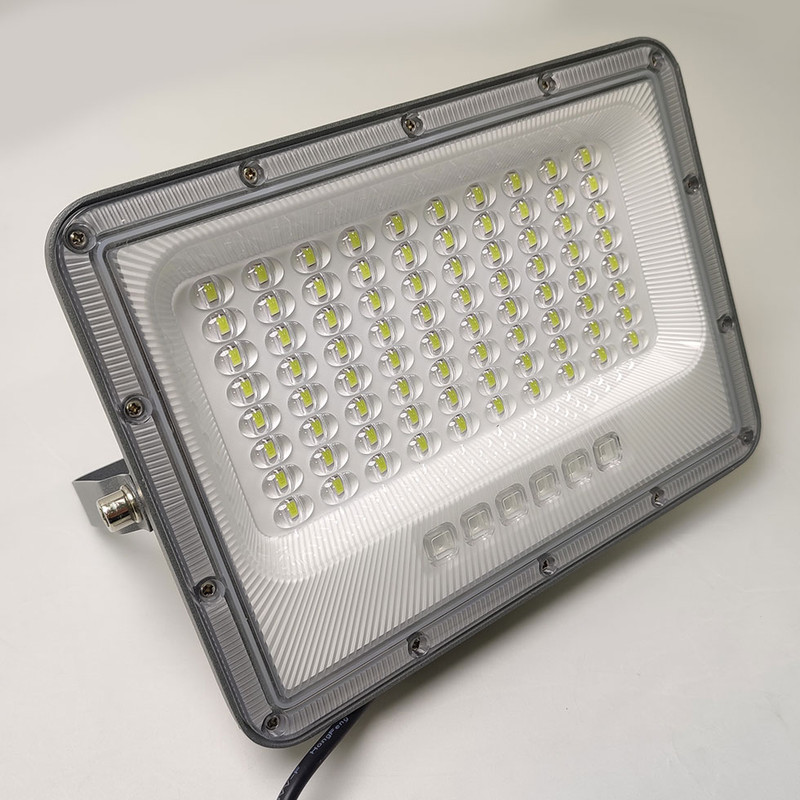 پروژکتور خورشیدی 100 وات مدل 100W کد 801 به همراه پنل خورشیدی