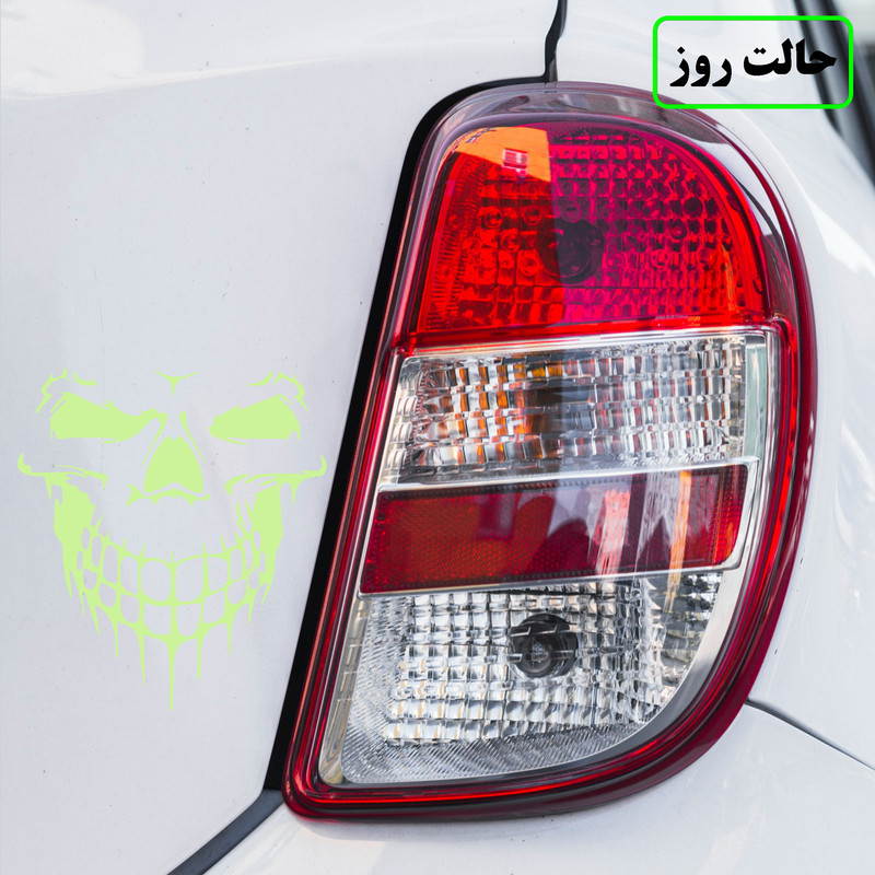 برچسب بدنه خودرو مدل شب تاب طرح روح سوار کدCK